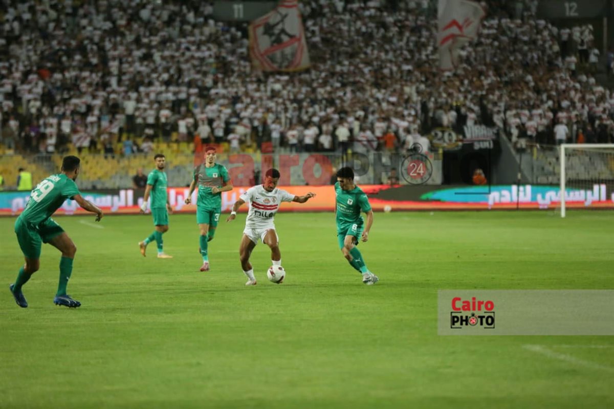 لقطات من مباراة الزمالك والمصري
