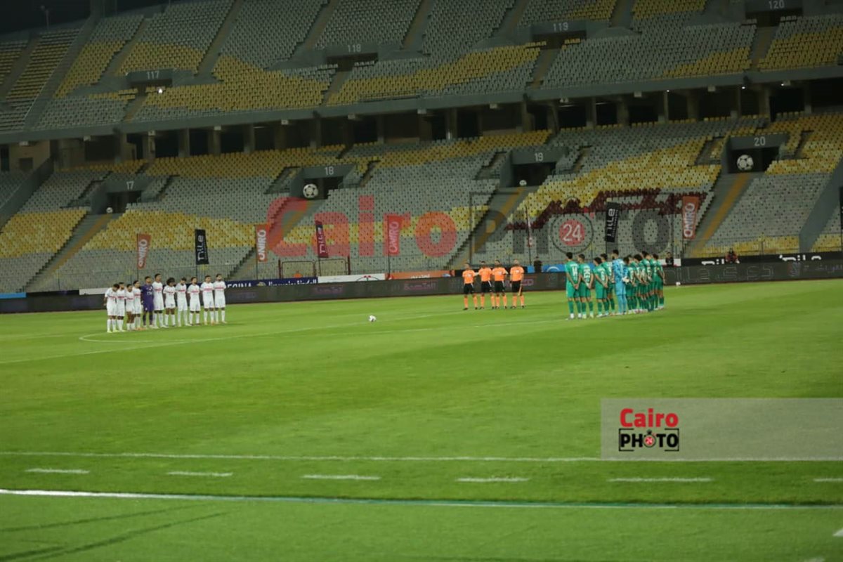 لقطات من مباراة الزمالك والمصري
