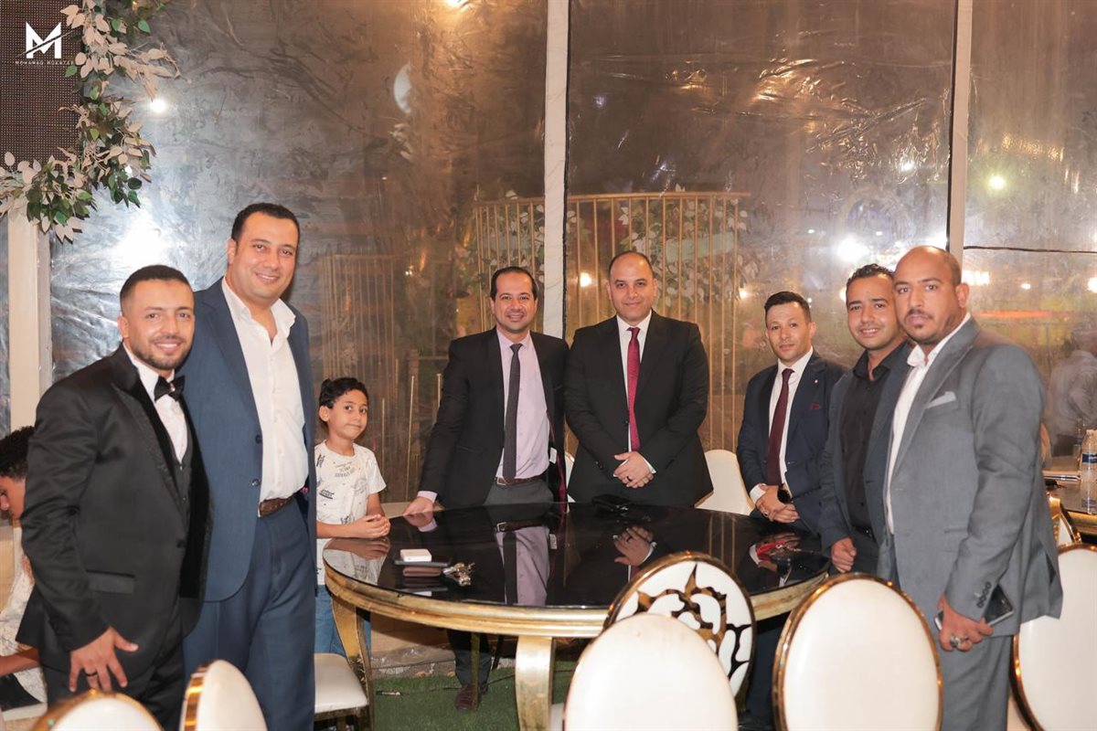 الصحفي محسن سليمان يحتفل بزفافه بحضور محافظ القاهرة ومرتضى منصور ود عمرو خالد