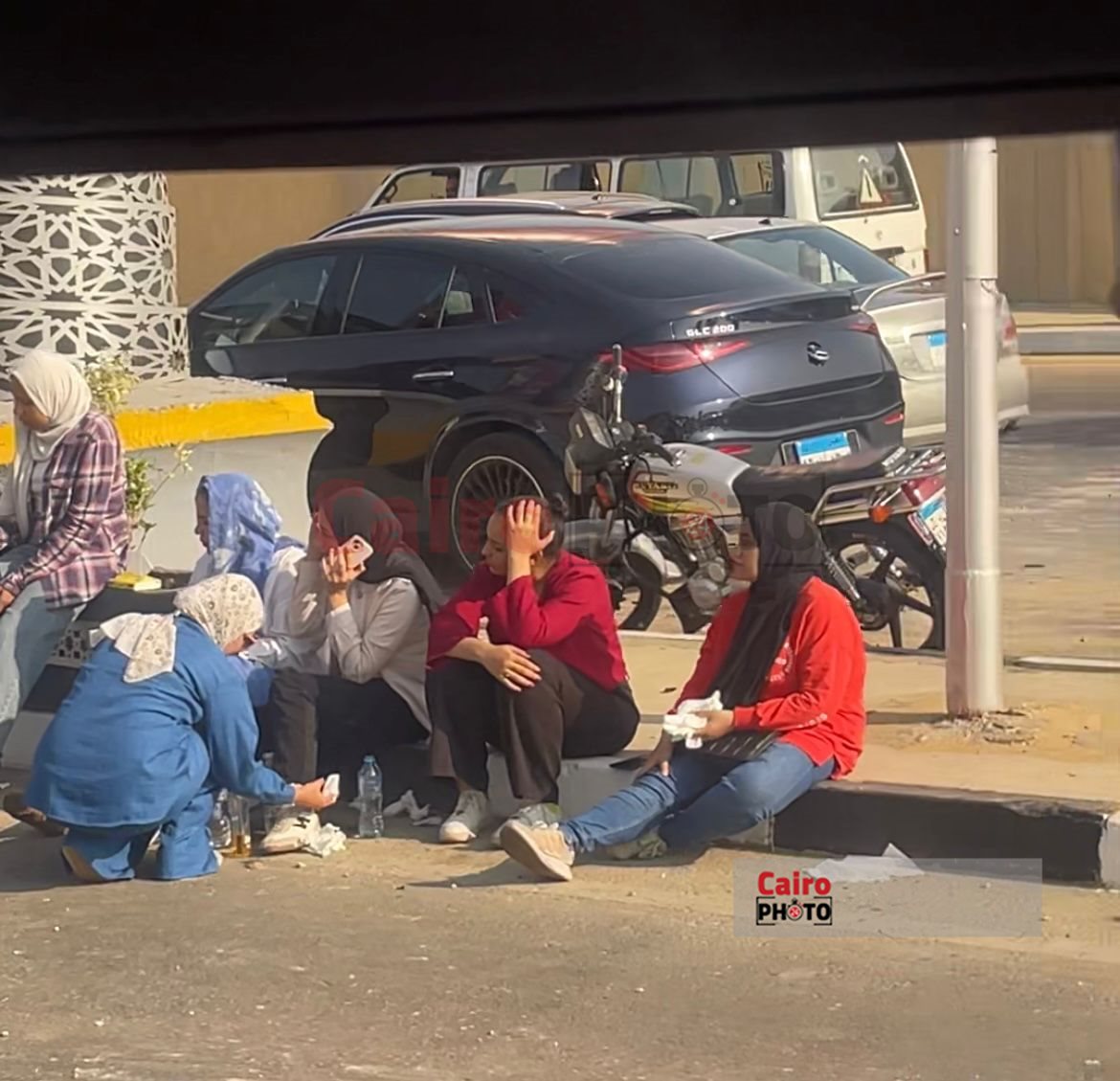 حادث تصادم أتوبيس علي محور المشير (4)