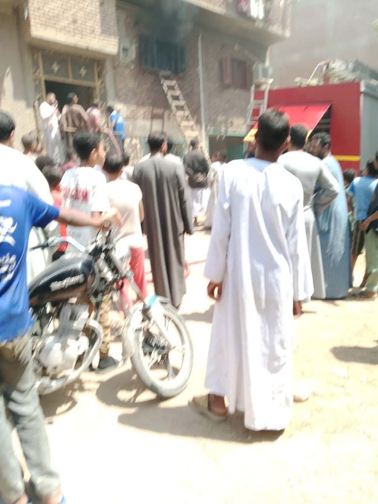 صور اندلاع الحريق