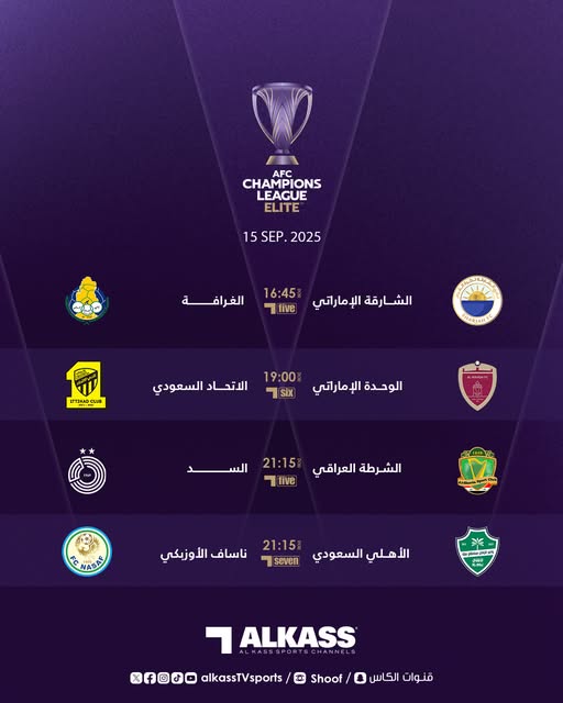 القنوات الناقلة لمباراة الاتحاد والوحدة مباشر