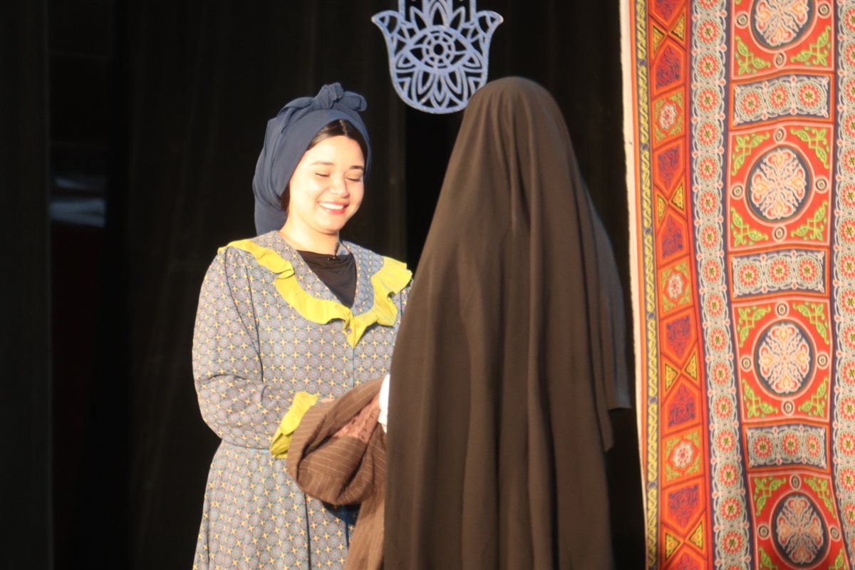 أحد العروض المشاركة في مسرح المواجهة والتجوال