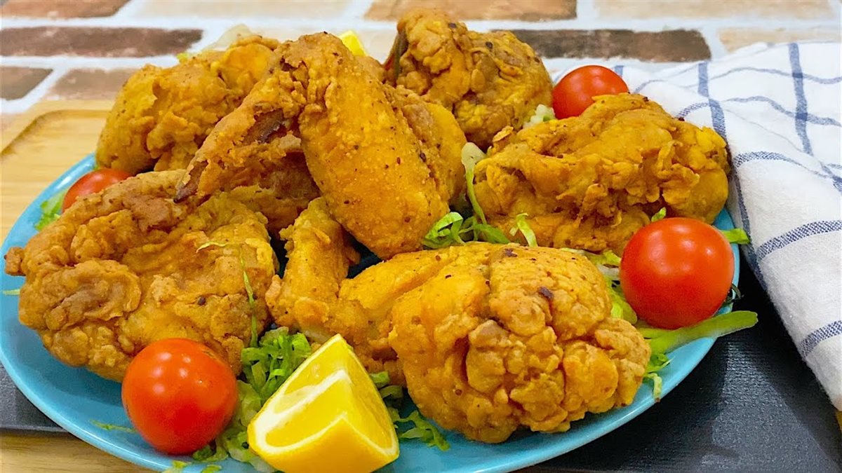 طريقة عمل البروستد المنزلي بدون بيض