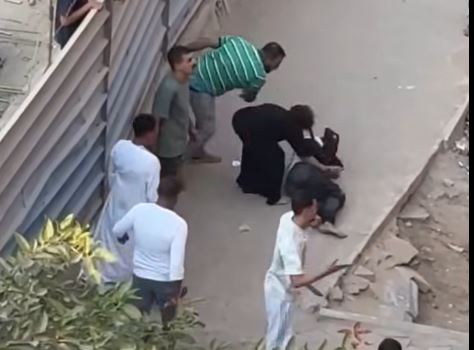 التعدي على شاب بالهرم