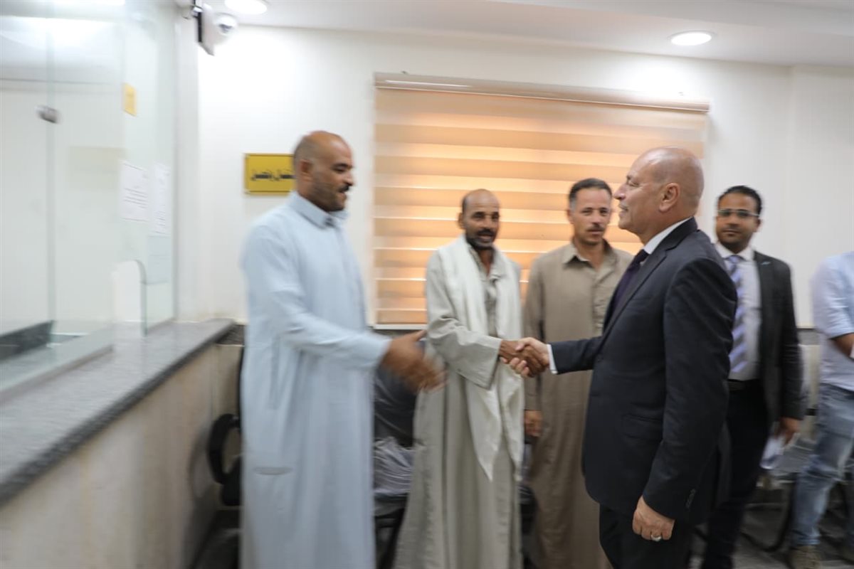 جانب من زيارة المحافظ