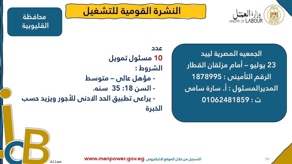 وظائف شاغرة متاحة الآن عبر وزارة العمل