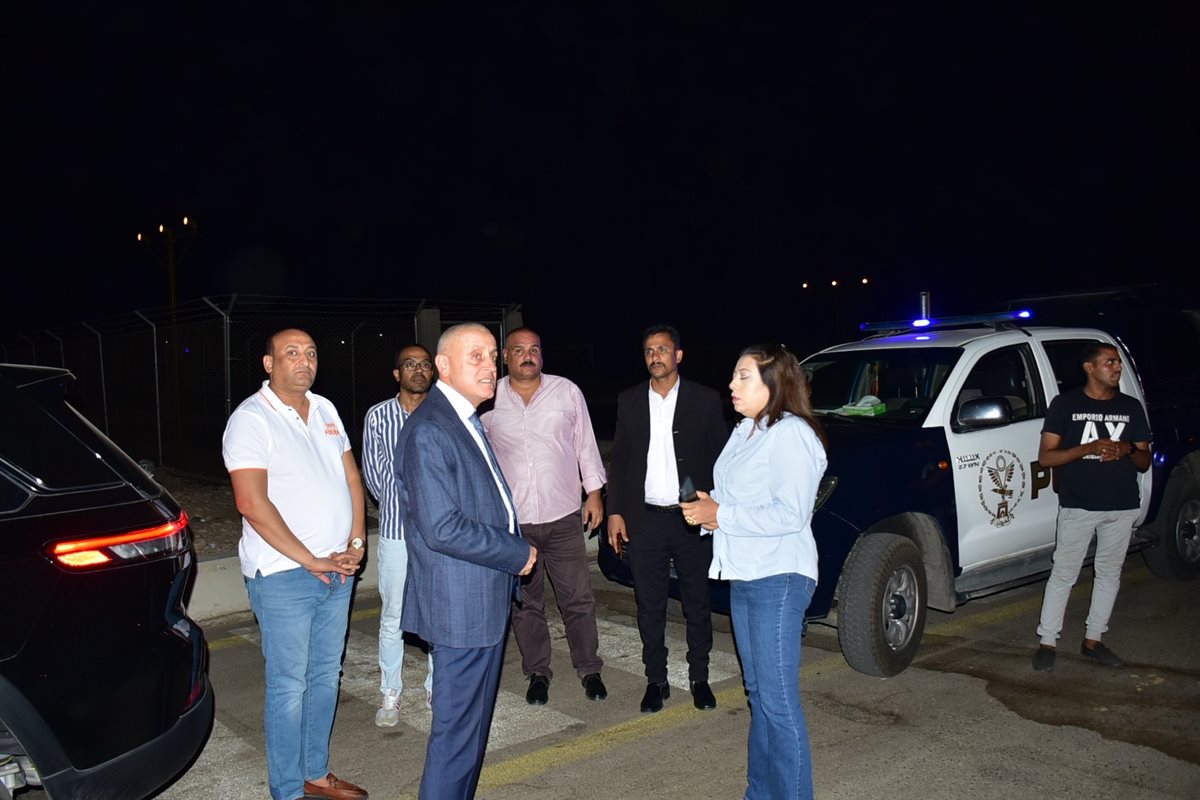 جولة ليلية لمحافظ الأقصر