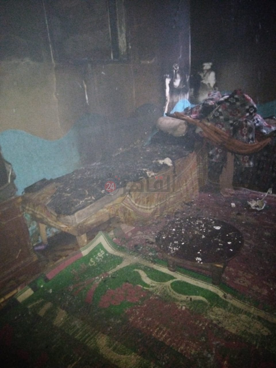 نشوب حريق بمنزل في قوص