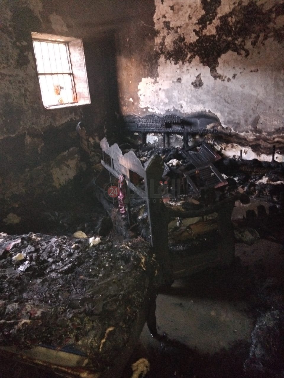 نشوب حريق بمنزل في قوص