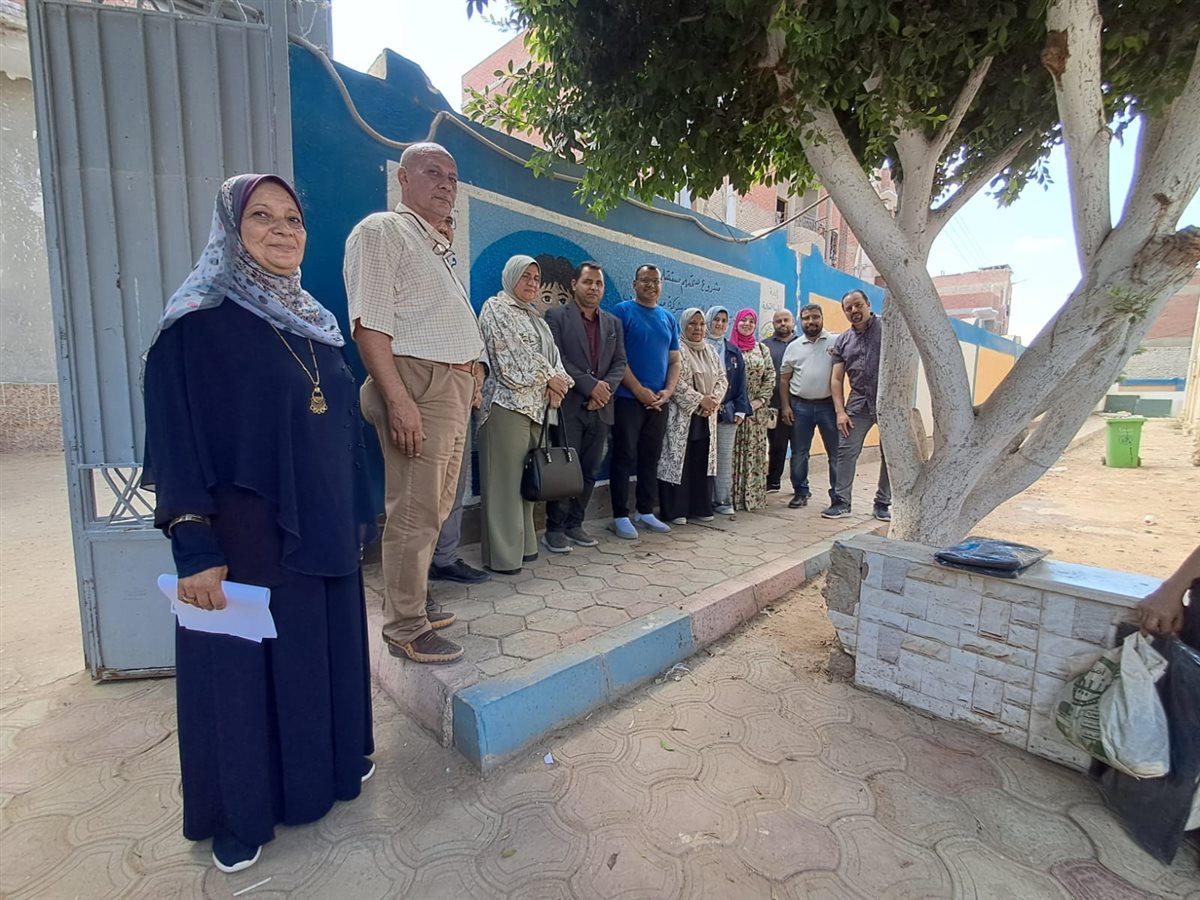 مياه الفيوم بالتعاون مع تعليم الفيوم تنفذ جداريات توعوية ضمن مشروع صحتهم مستقبلهم