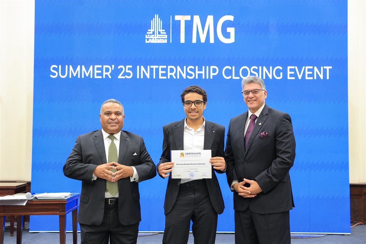 ختام برنامج طلعت مصطفى لتدريب طلاب الجامعات