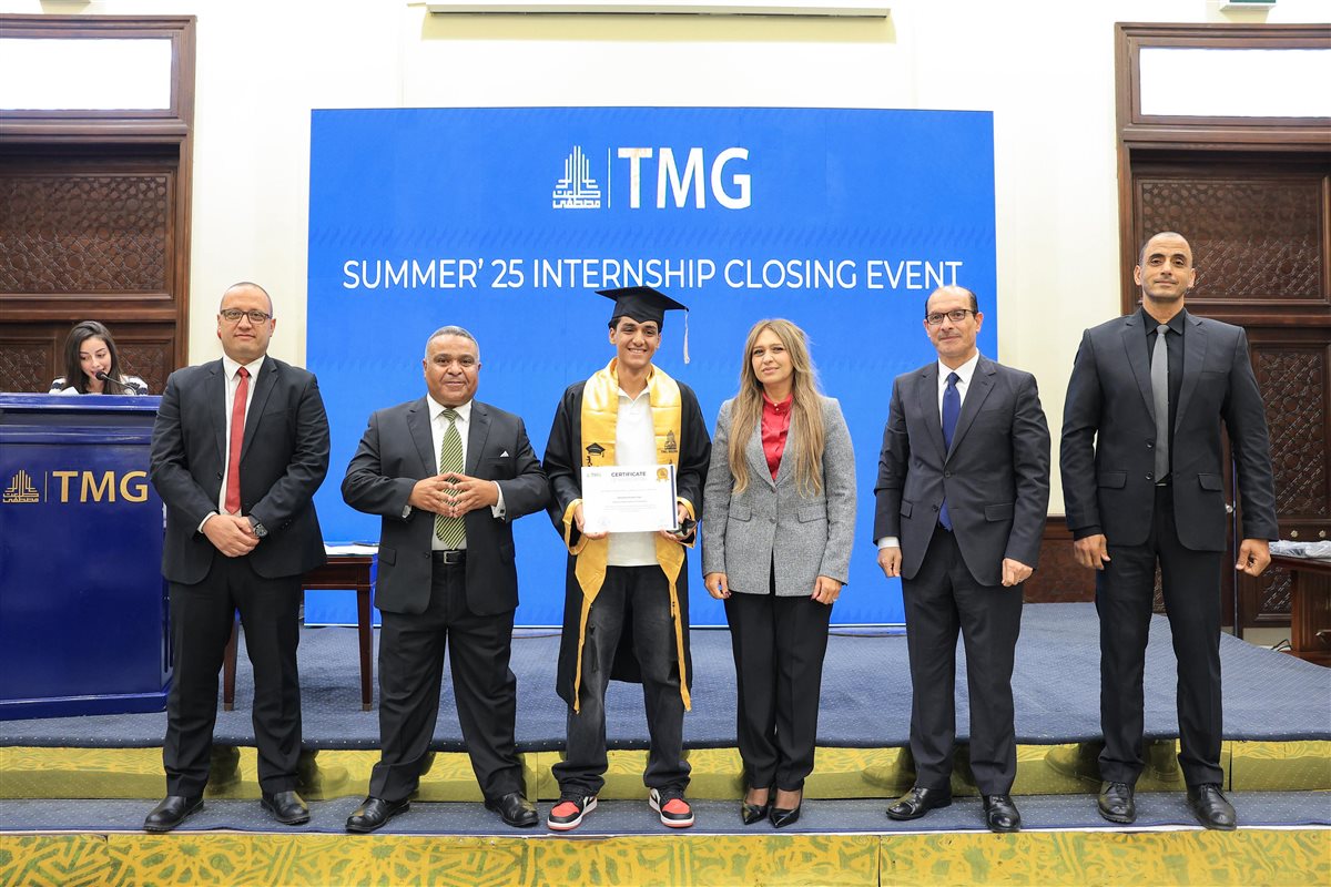 ختام برنامج طلعت مصطفى لتدريب طلاب الجامعات