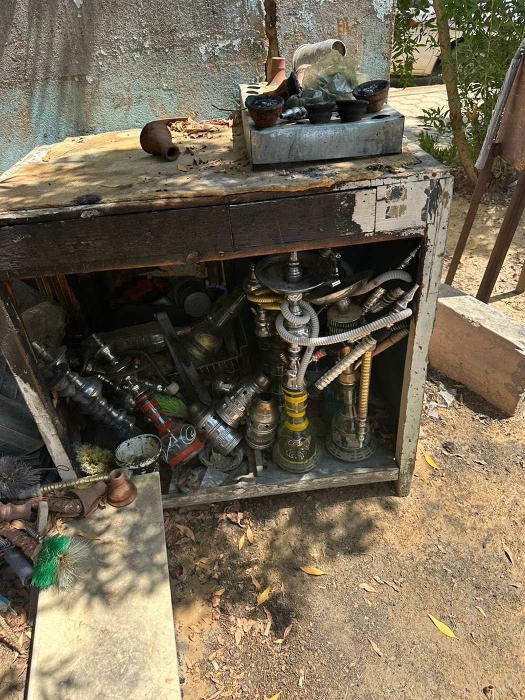 ضبط شيشة باكشتك تقديم المشروبات 