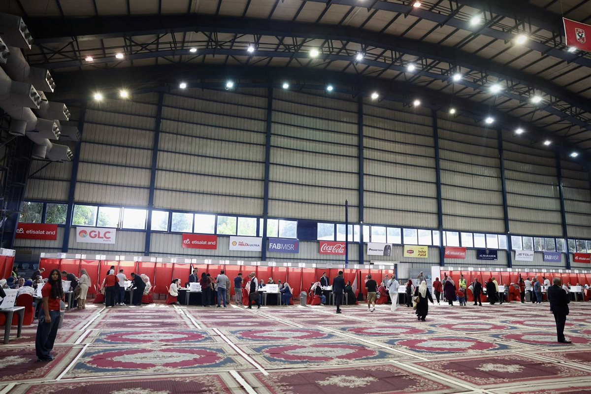 لقطات من الجمعية العمومية للنادي الأهلي للتصويت على تعديلات لائحة النظام الأساسي