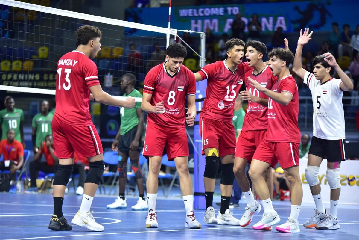 مباراة منتخب مصر للكرة الطائرة للشباب تحت 20 عاما (1)