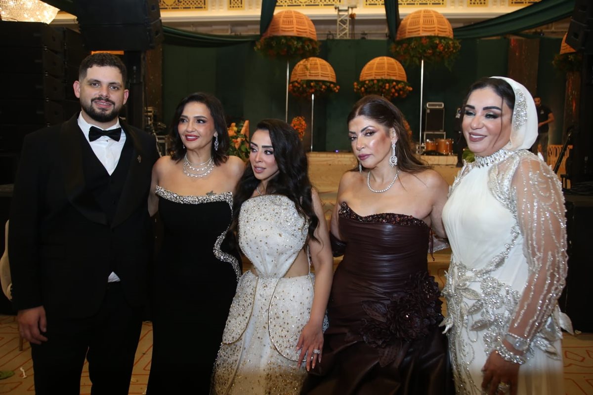 بحضور الأهل والأصدقاء حفل زفاف نجل داليا مطر