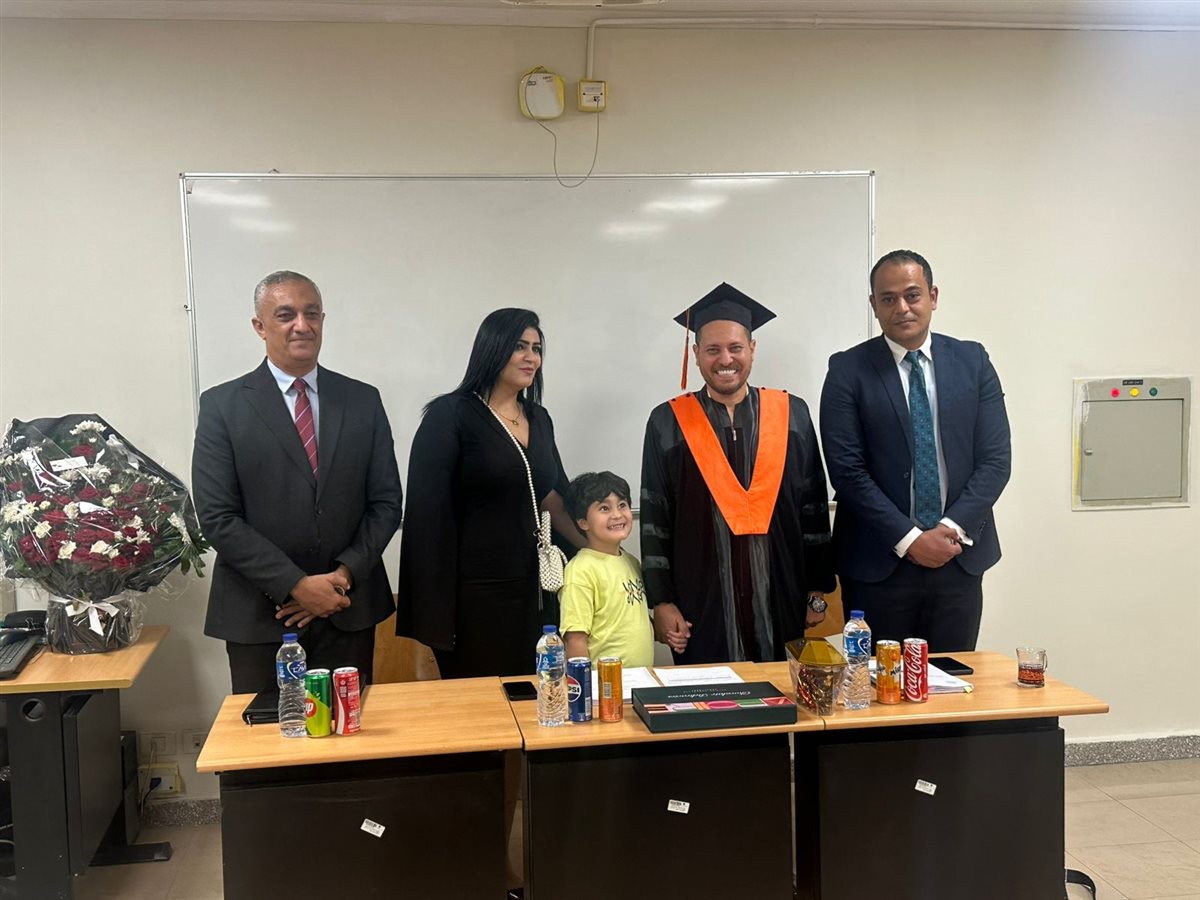 النائب علاء عصام يحصل على درجة الماجستير