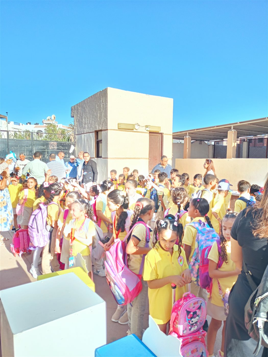 أول أيام الدراسة بجنوب سيناء 