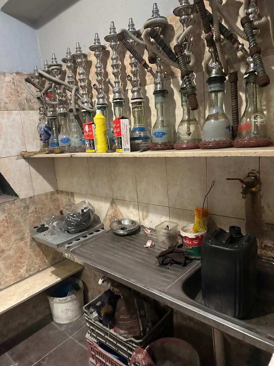 حملة ليلية لازالة الاشغالات ومصادرة الشيشة في الوادى الجديد