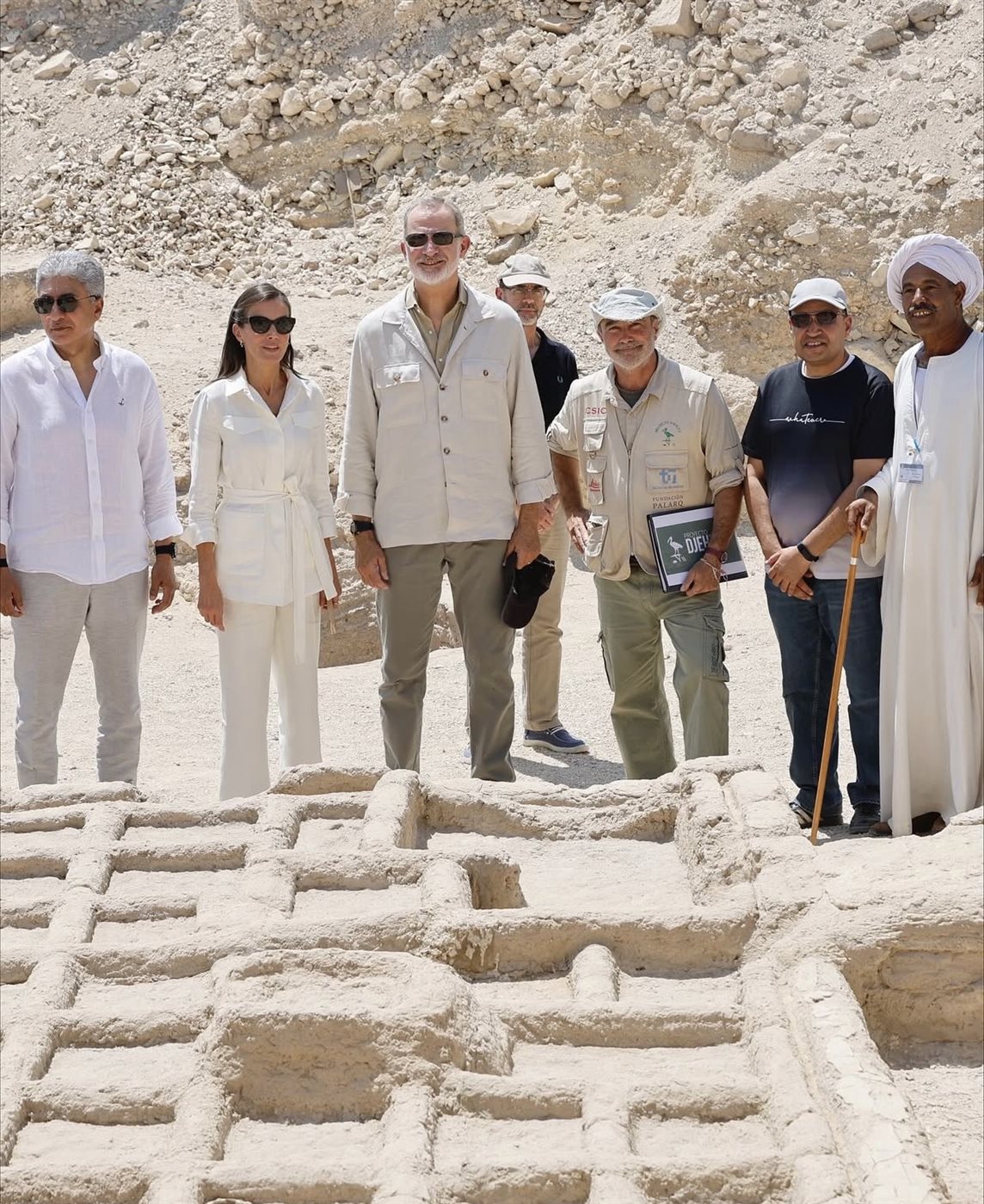 وزير السياحة والآثار وملك إسبانيا