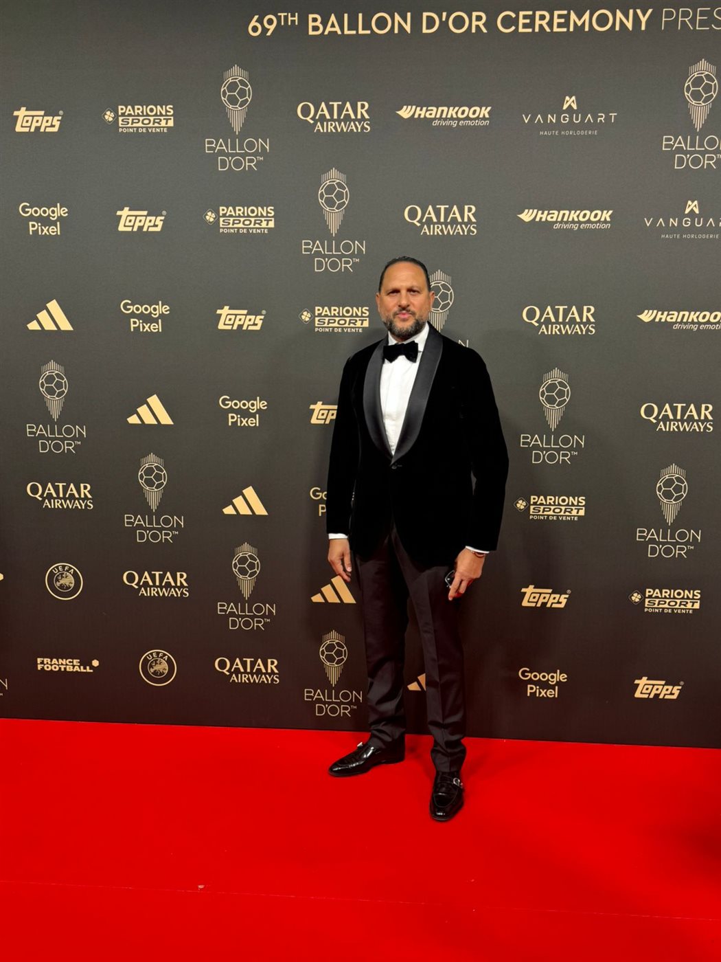 عماد زيادة يحضر حفل الكرة الذهبية ويعلق: كان نفسي صلاح هو اللي يكسبها