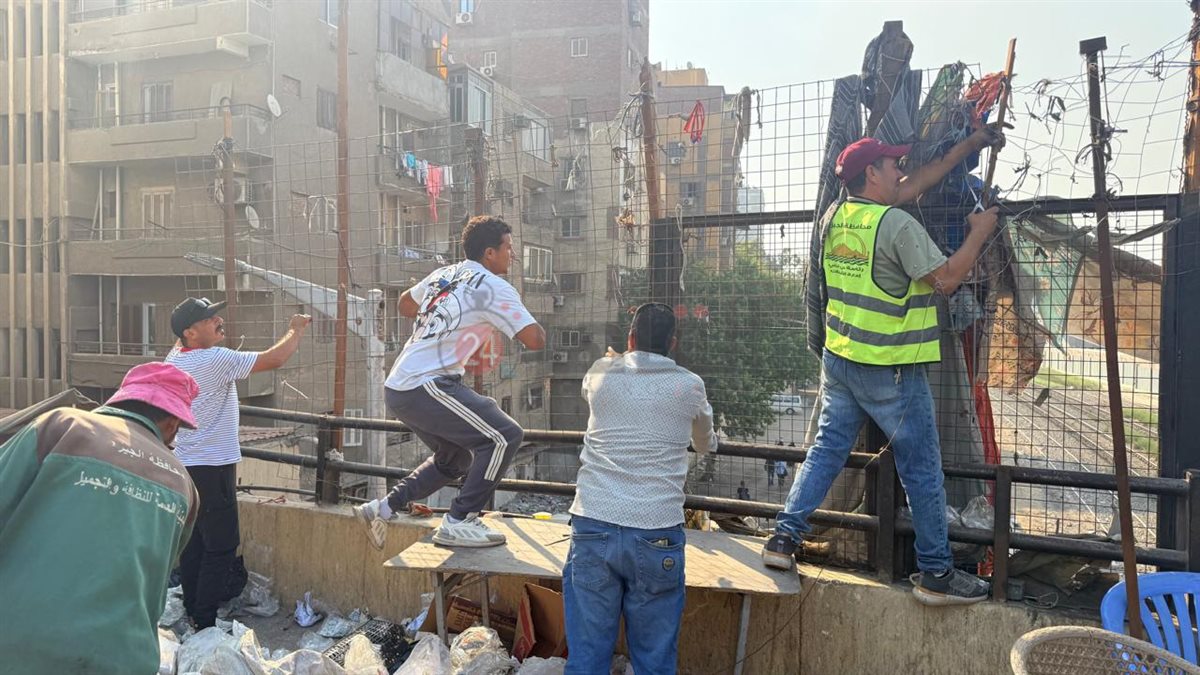 جولة مفاجئة لمحافظ الجيزة تربك الأحياء.. إزالة خيام الإشغالات أعلى كباري ناهيا والخشب وتمركز تام لمنع عودتها