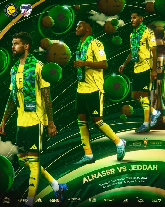 موعد مشاهدة مباراة النصر وجدة بث مباشر اليوم في كأس خادم الحرمين الشريفين