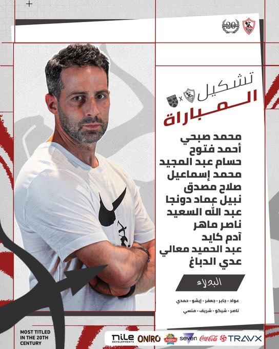 تشكيل الزمالك لمواجهة الجونة بالدوري