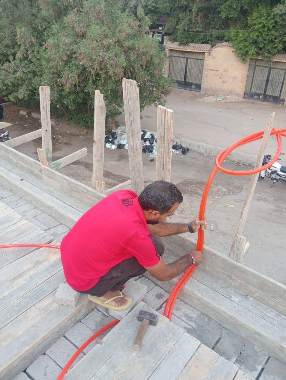 إنشاء موقف كرداسة الجديد