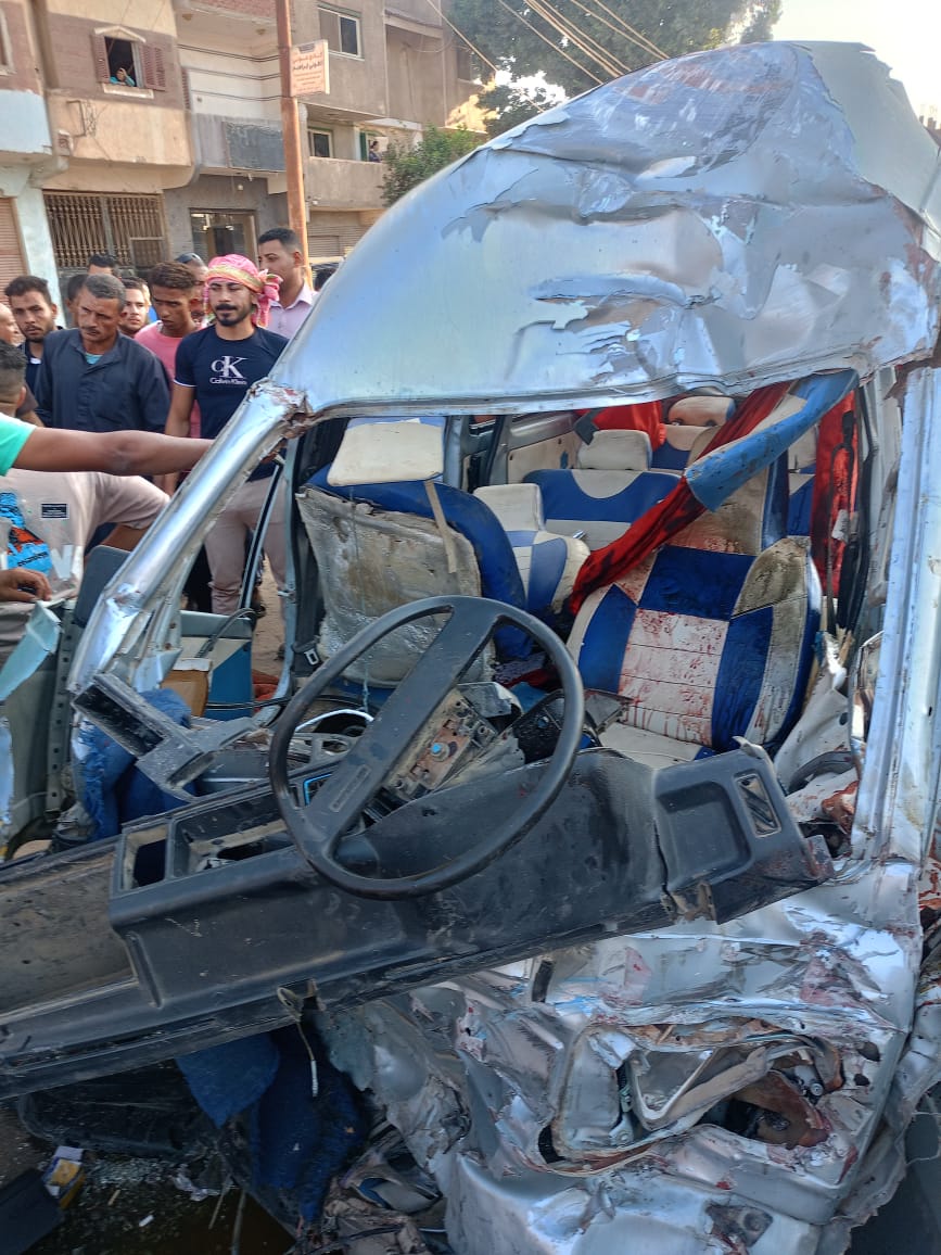 حادث راح ضحيته شاب في منطقة اليافطة بالمنوفية