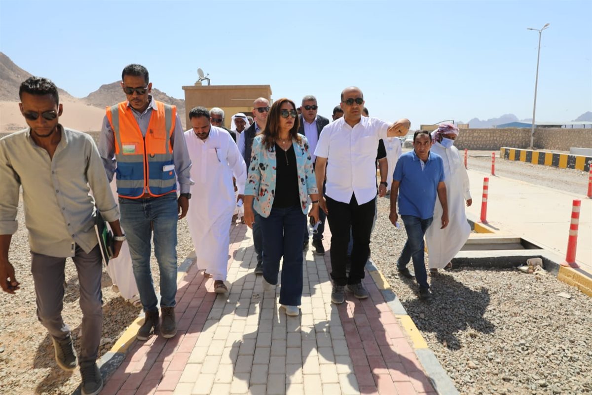 منال عوض خلال الجولة