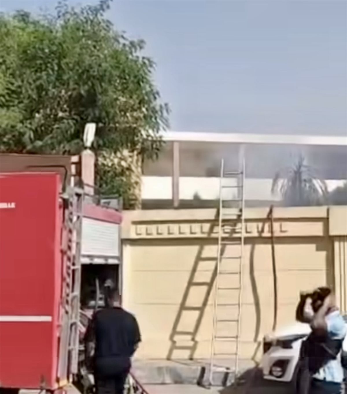 حريق محدود بمدرسة الثانوية العسكرية