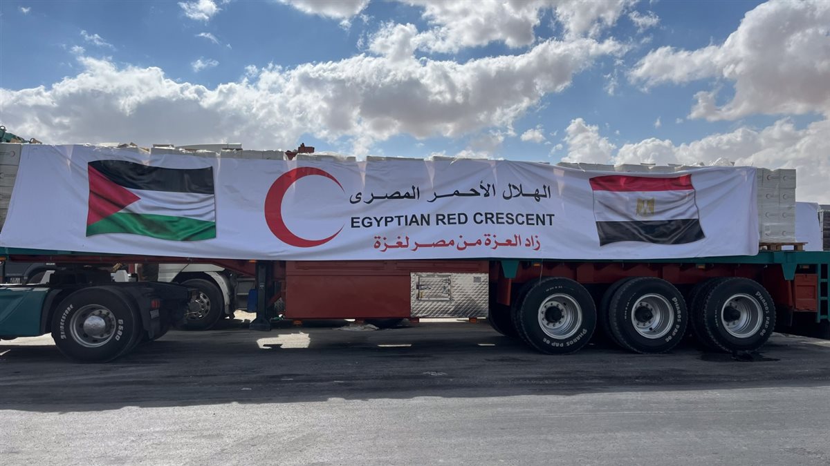 قافلة زاد العزة من مصر إلى غزة