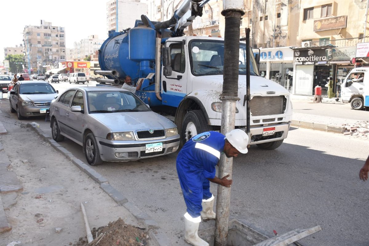 مياه مطروح تستعد لموسم الشتاء 