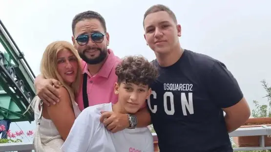 احمد رزق وأسرته