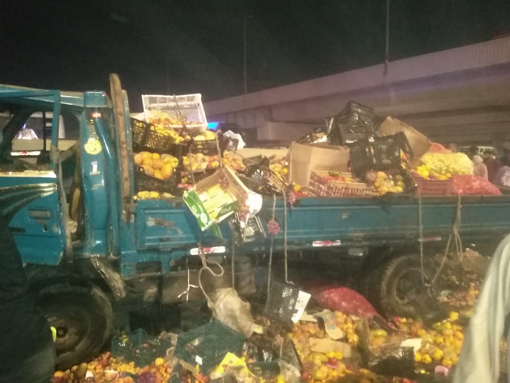 مصرع شخص وإصابة 6 في حادث تصادم على الطريق الدائري بشبرا الخيمة