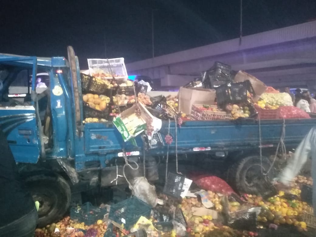 مصرع شخص وإصابة 6 في حادث تصادم على الطريق الدائري بشبرا الخيمة