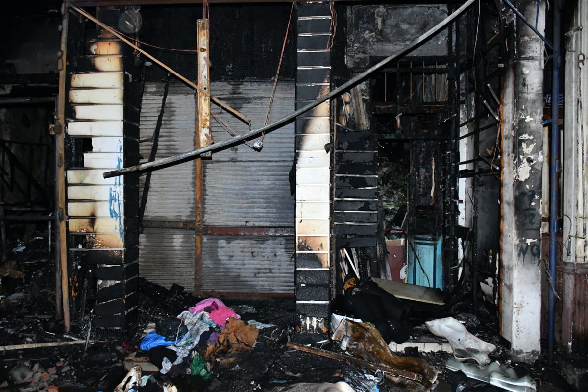 آثار حريق بورسعيد 