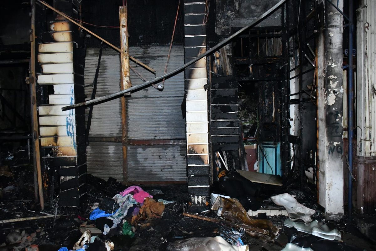 آثار حريق بورسعيد 