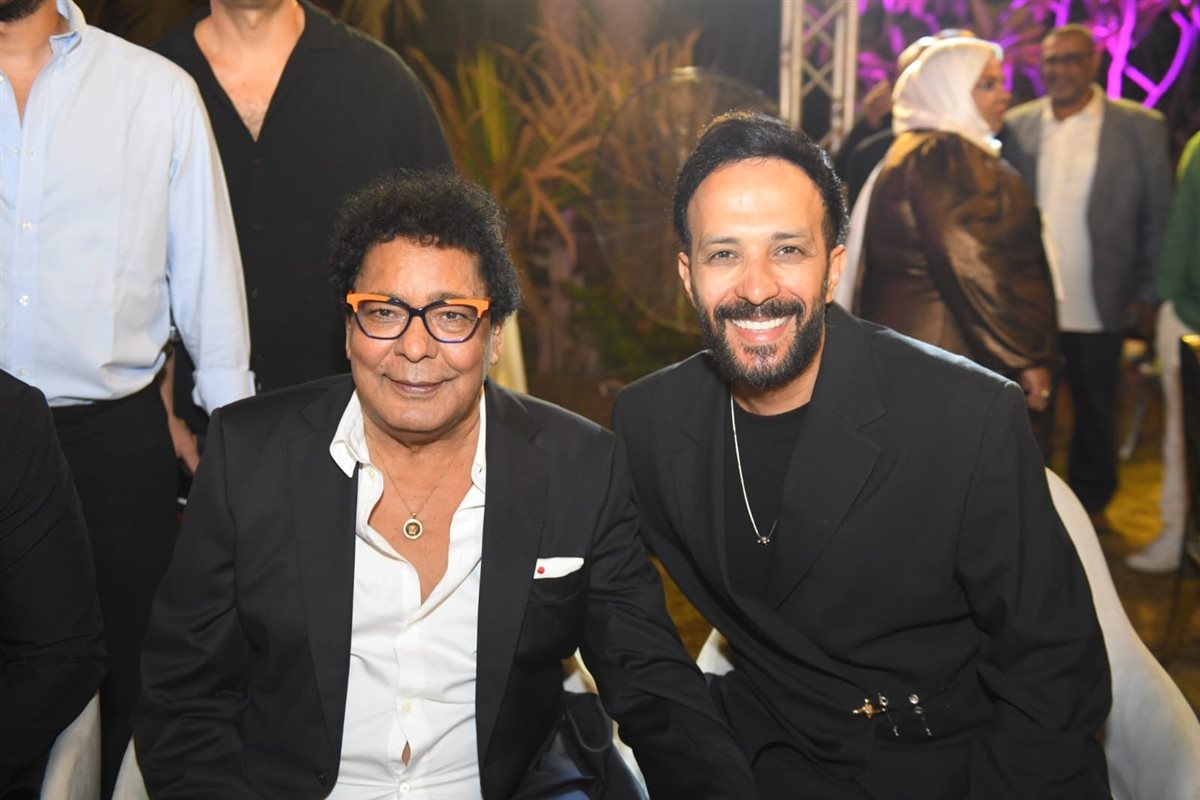 أحمد عصام ومنير في حفل زفاف