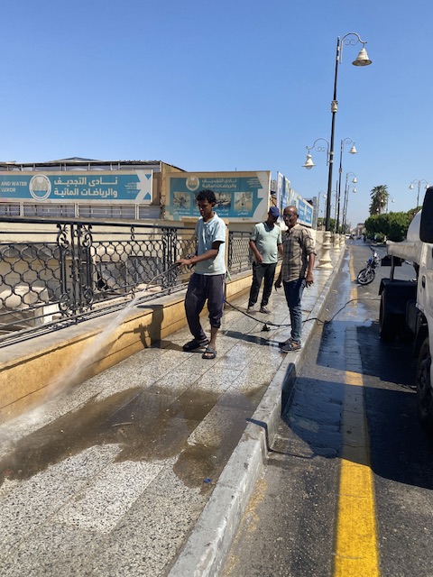 تجميل شوارع المدينة