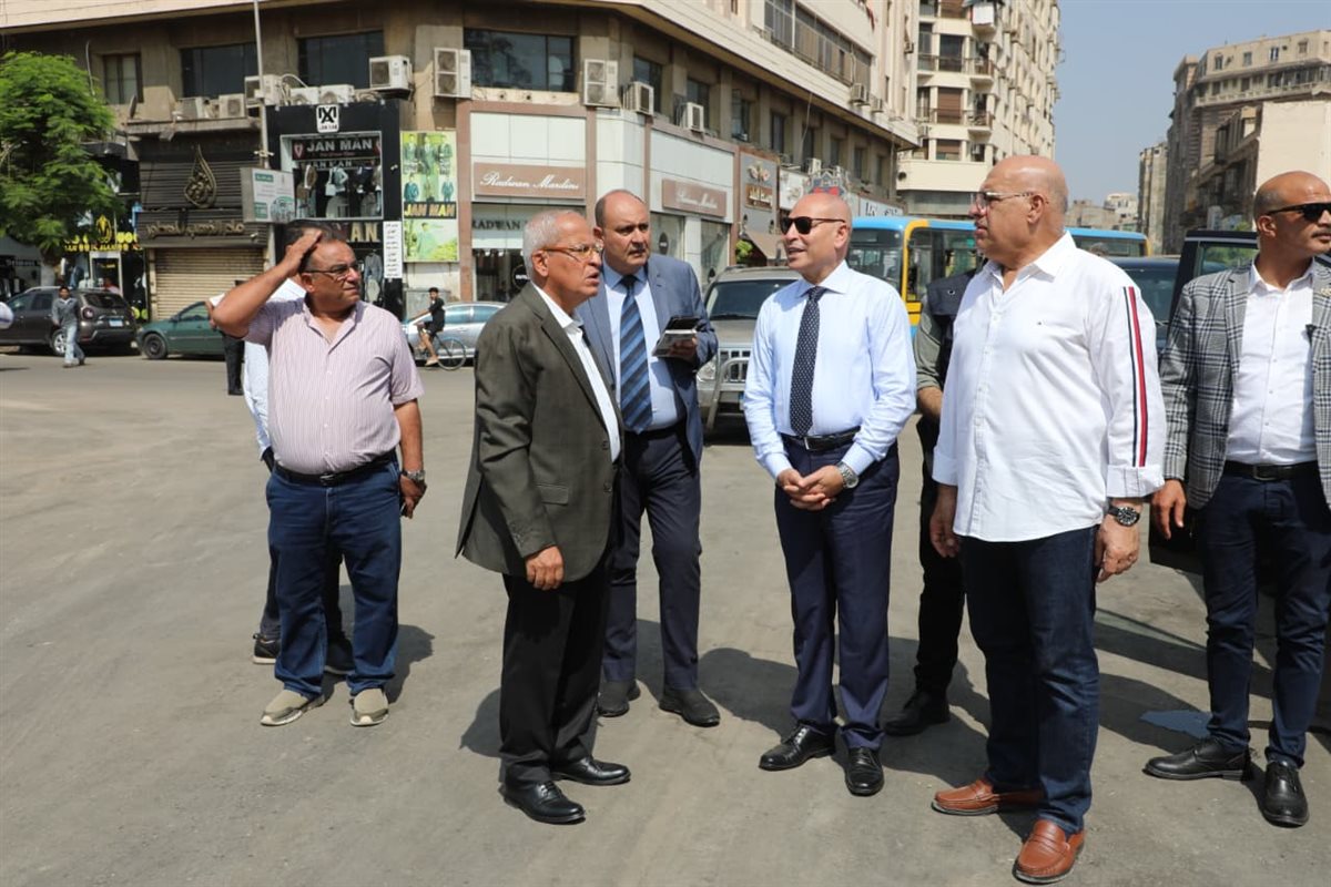  فتح الطريق أمام حديقة الأزبكية