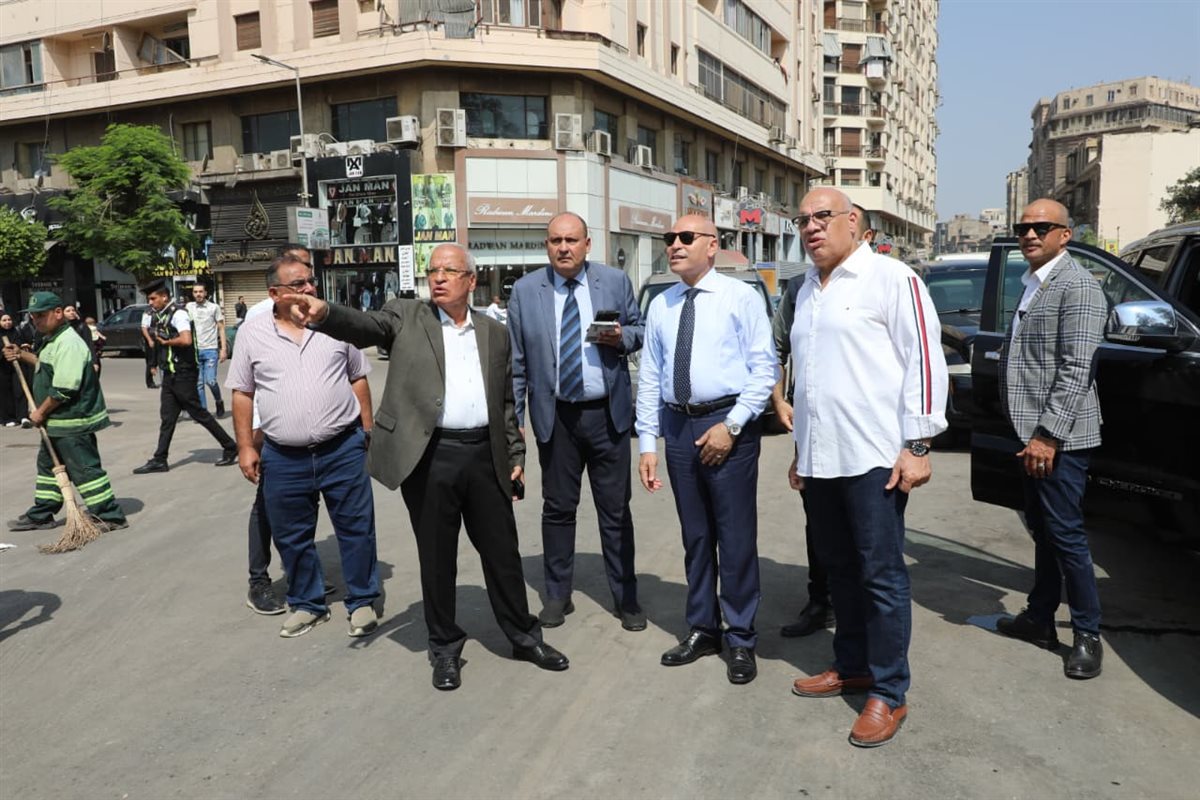  فتح الطريق أمام حديقة الأزبكية