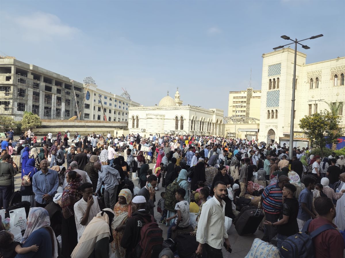 الرحلة العشرين من القطارات المخصصة لمبادرة العودة الطوعية للأشقاء السودانيين المقيمين في مصر