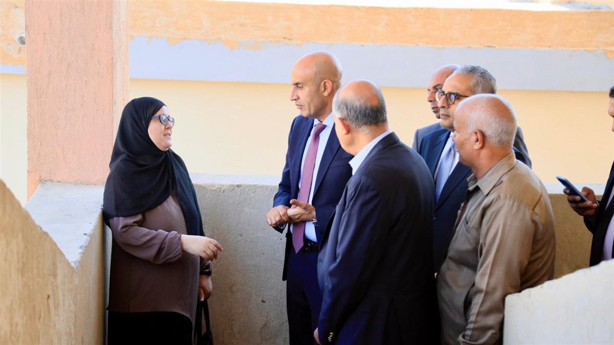 وزير التربية والتعليم والتعليم الفني يزور مدرسة الشهيد مصطفى هاني عبد الحميد 