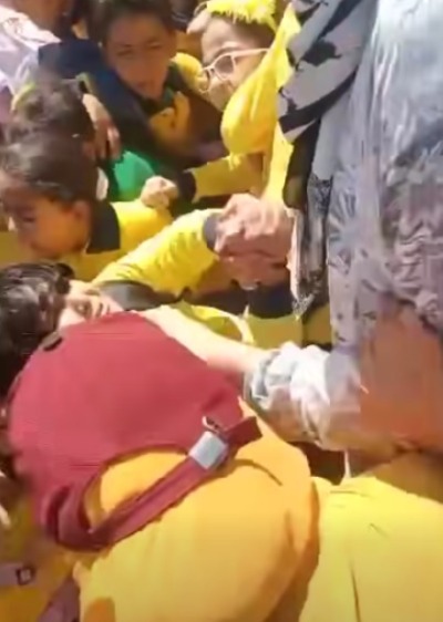 جانب من الفيديو المتداول