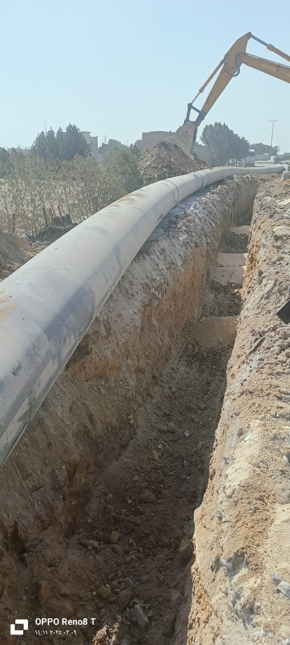 مشروع إحلال وتجديد خط طرد صرف صحي السلخانة