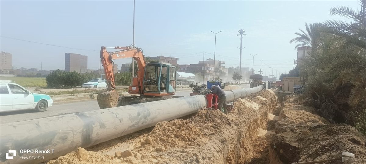 مشروع إحلال وتجديد خط طرد صرف صحي السلخانة