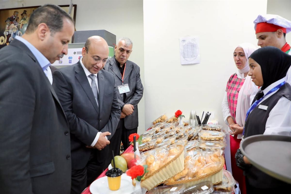  افتتاح معرض منتجات التعليم الفني بالعاصمة الإدارية